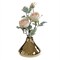 Decorative Ceramic Modern Centerpiece Table Flower Vase, Gold